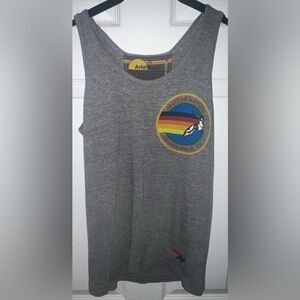 New Aviator Nation size XS Laguna Beach Signature Rainbow Logo Tank Top